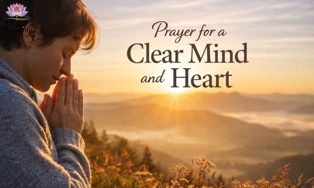 Prayer for clear mind and heart
