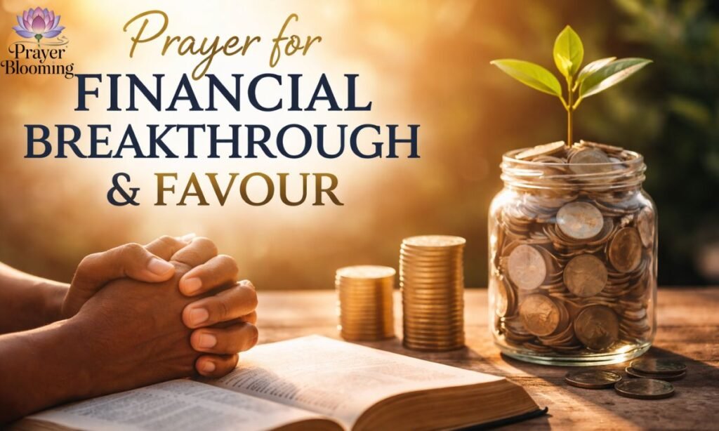 Prayer for financial breakthrough and favour