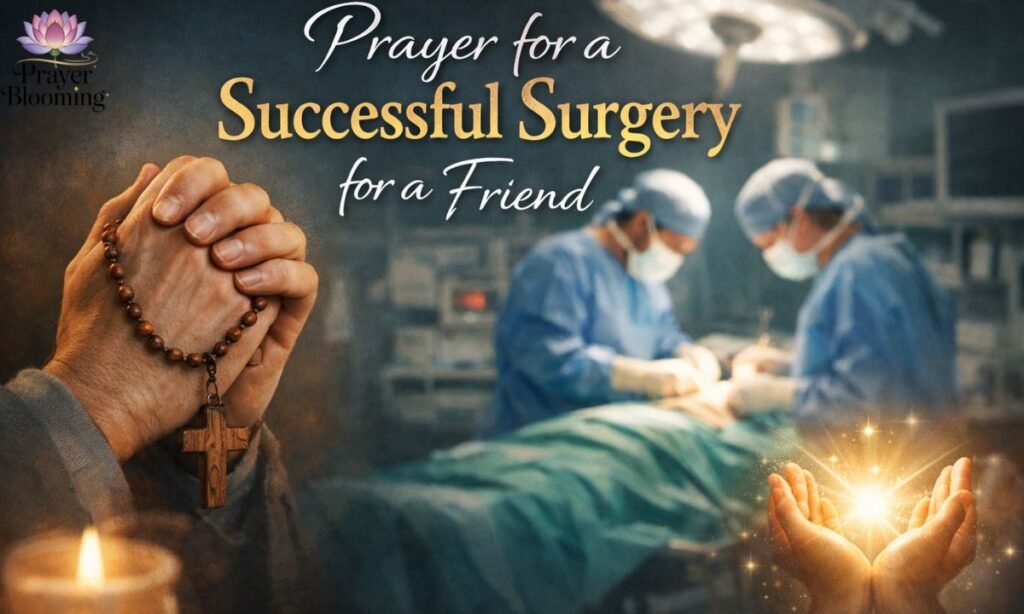 Prayer for successful surgery for a friend