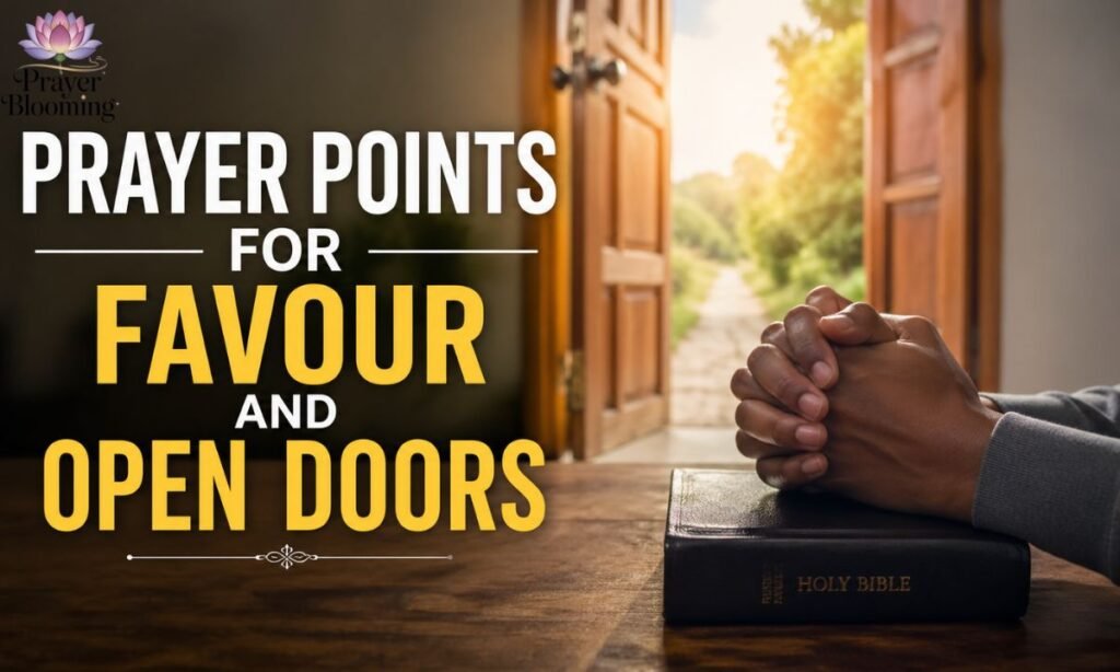 Prayer points for favour and open doors