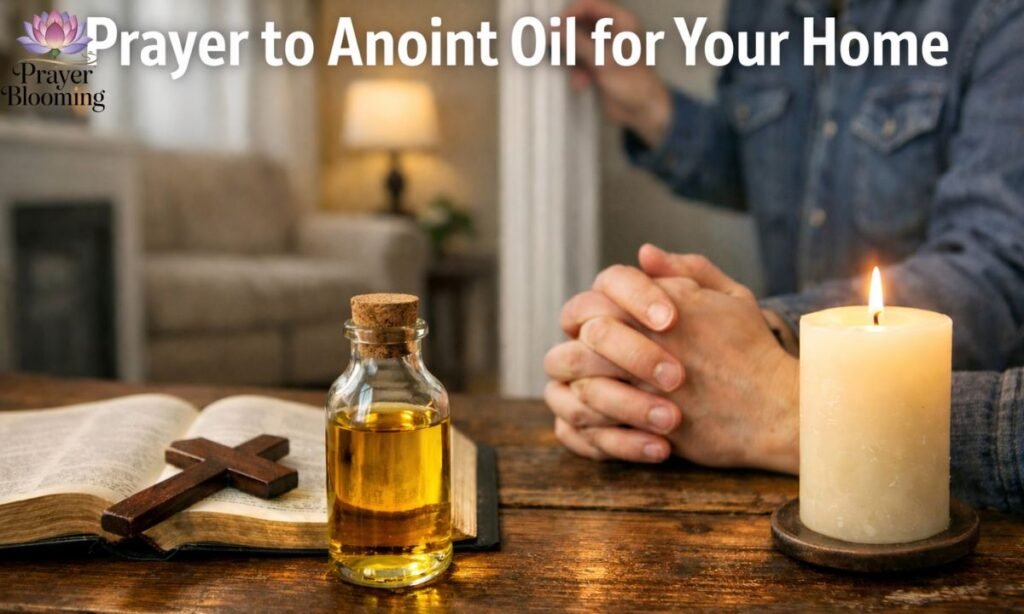 Prayer to anoint oil for your home