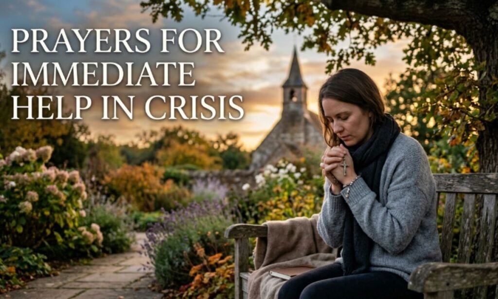 Prayers for Immediate Help in Crisis