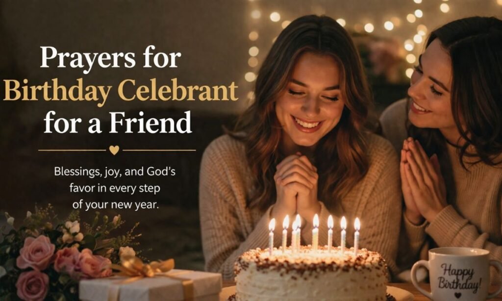 Prayers for birthday celebrant for a friend