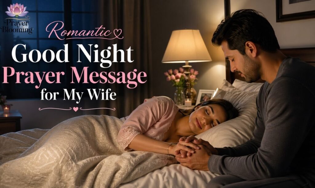 Romantic good night prayer message for my wife (1)