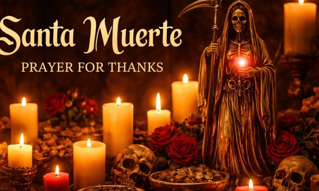 Santa Muerte prayer for thanks