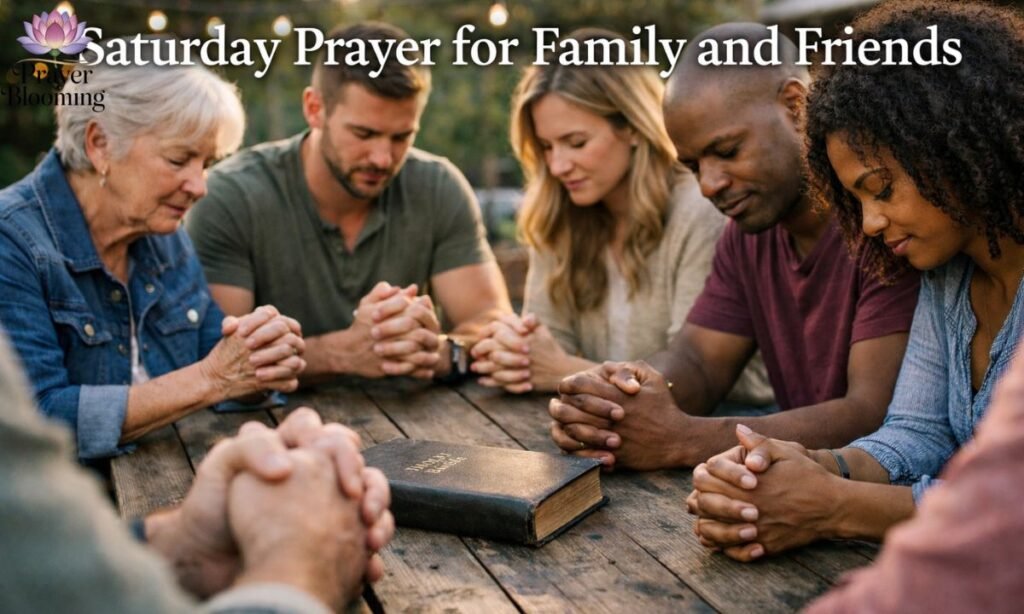 Saturday prayer for family and friends