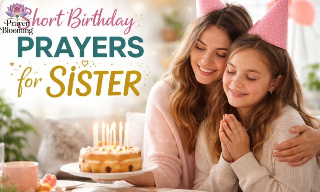 Short Birthday Prayers for Sister