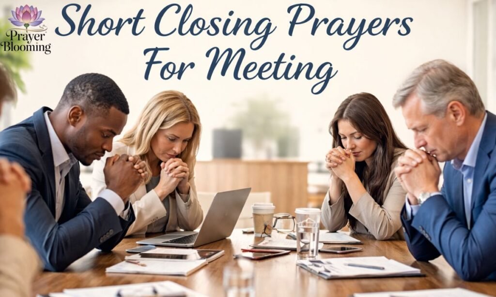 Short Closing Prayers For Meeting