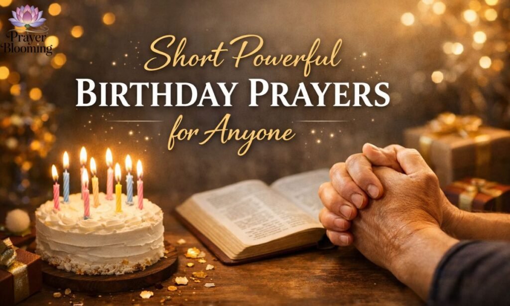Short Powerful Birthday Prayers for Anyone