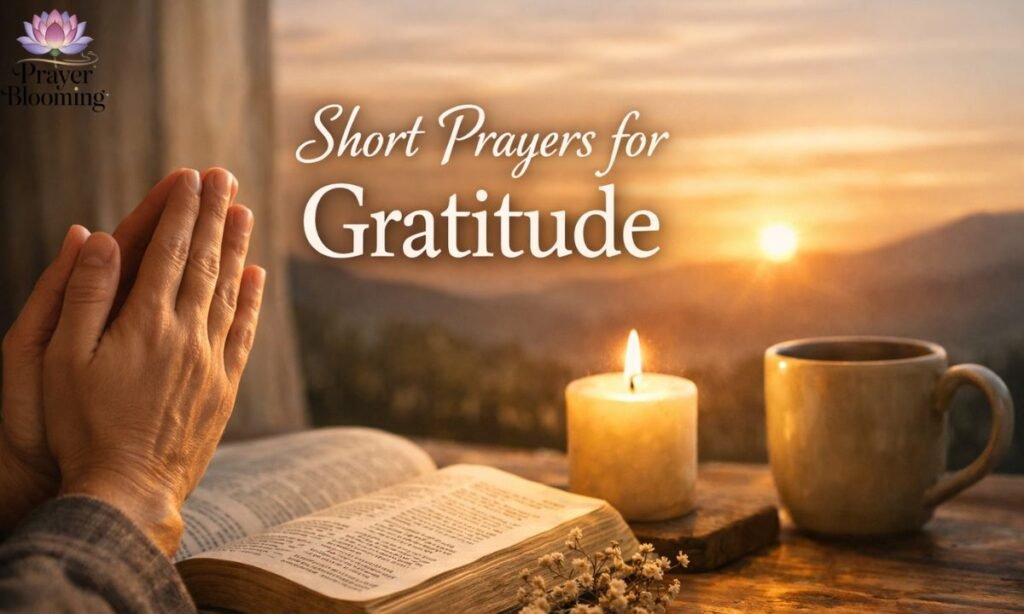 Short Prayers for Gratitude