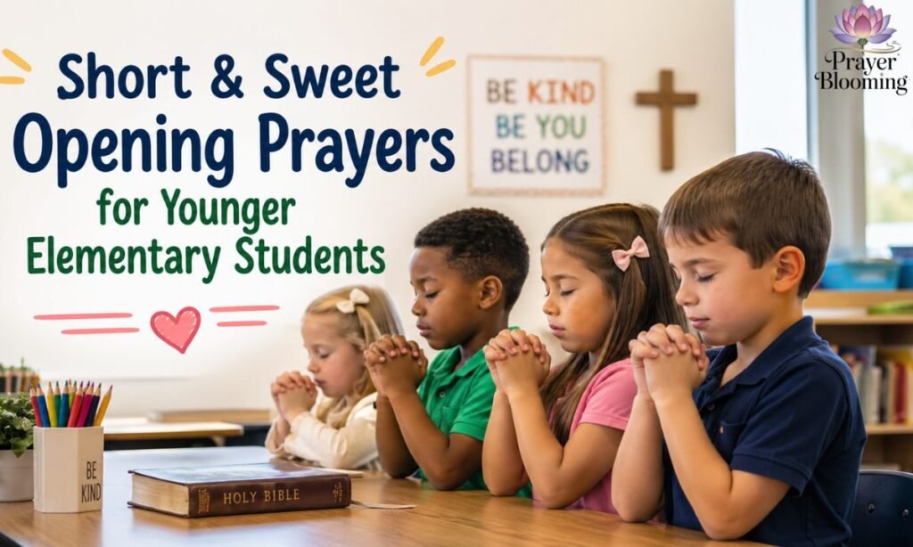 Short & Sweet Opening Prayers for Younger Elementary Students