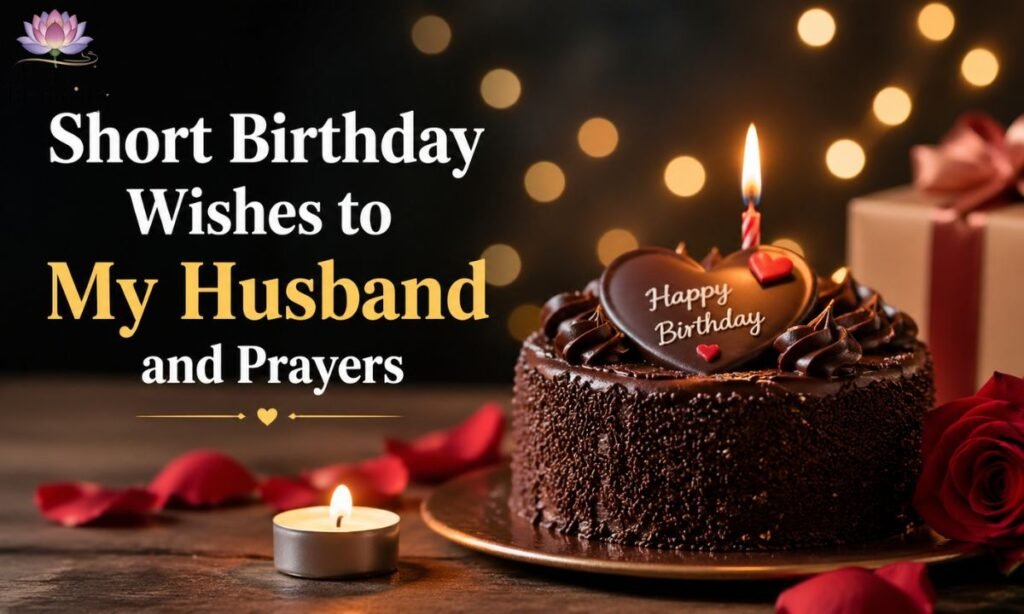 Short birthday wishes to my husband and prayers