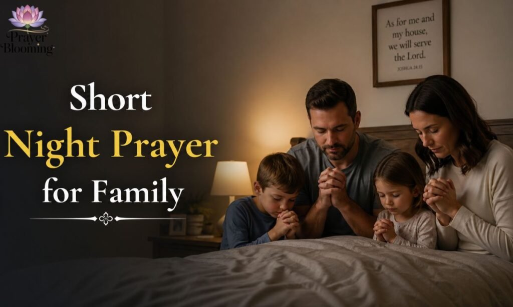 Short night prayer for family