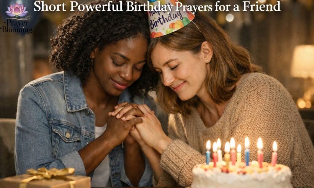 Short powerful birthday prayers for a friend