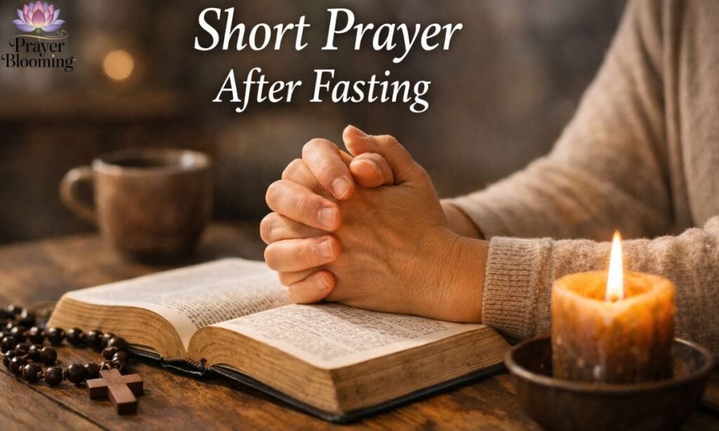 Short prayer after fasting