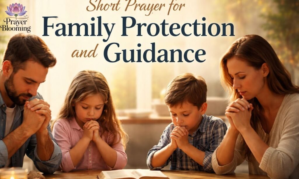 Short prayer for family protection and guidance
