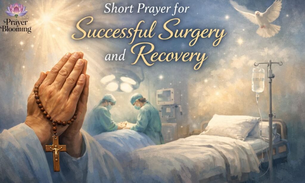 Short prayer for successful surgery and recovery