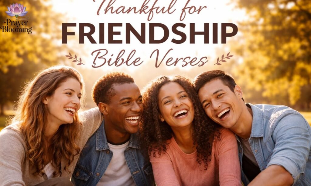 Thankful for friendship Bible verses