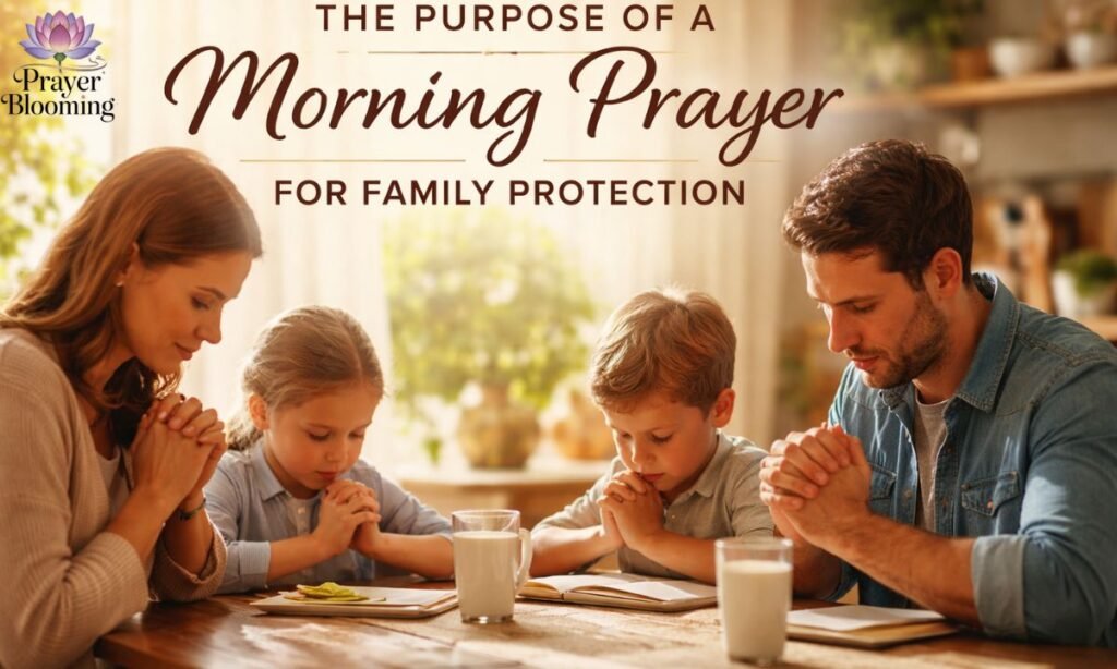 The Purpose of a Morning Prayer for Family Protection