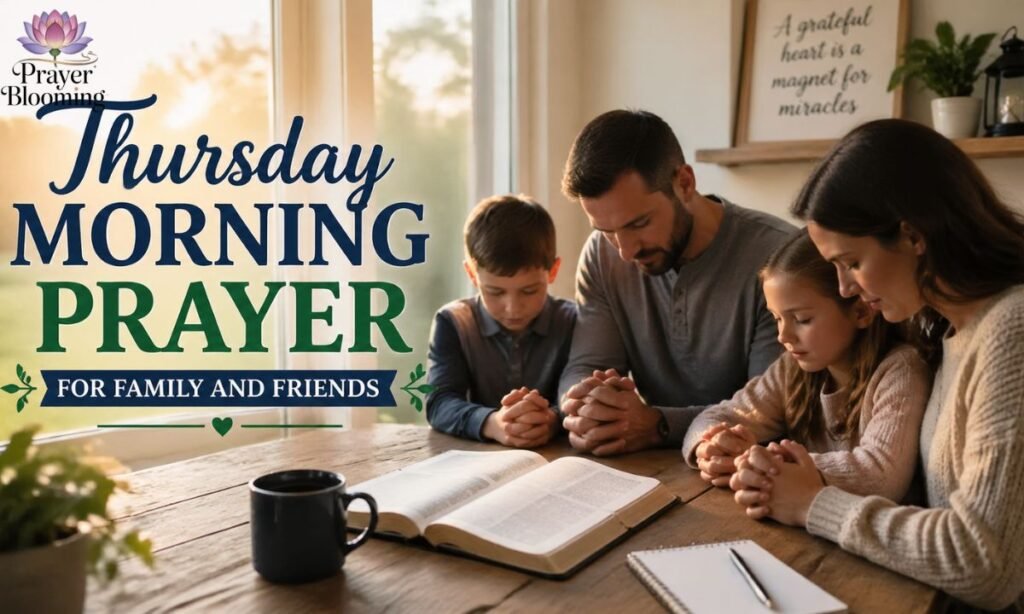 Thursday morning prayer for family and friends