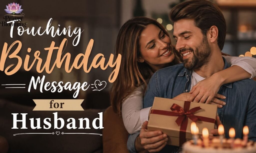 Touching birthday message for husband
