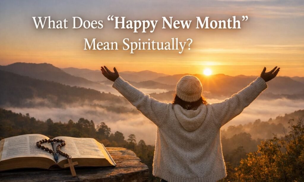 What Does “Happy New Month” Mean Spiritually