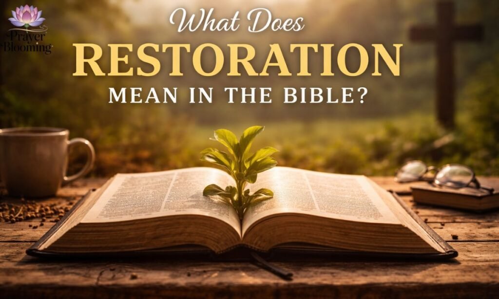 What Does Restoration Mean in the Bible