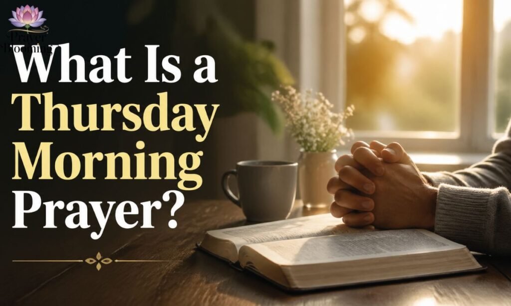 What Is a Thursday Morning Prayer