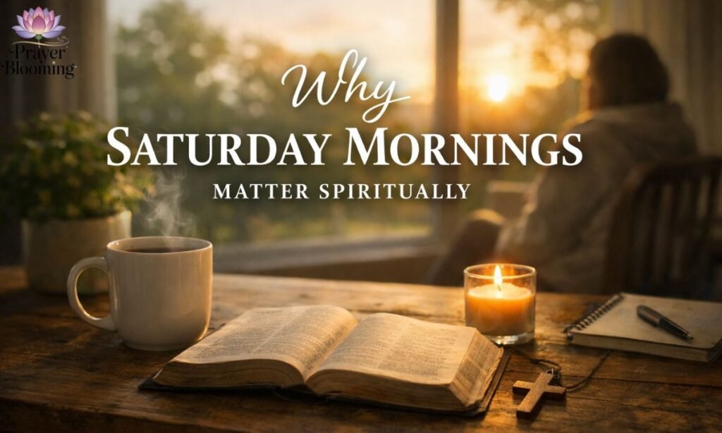 Why Saturday Mornings Matter Spiritually