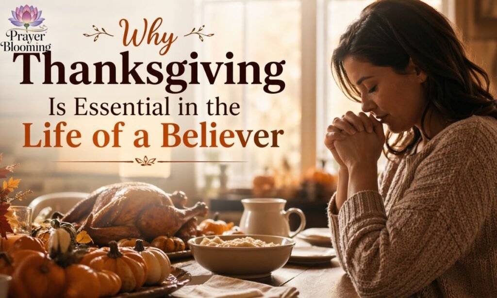Why Thanksgiving Is Essential in the Life of a Believer