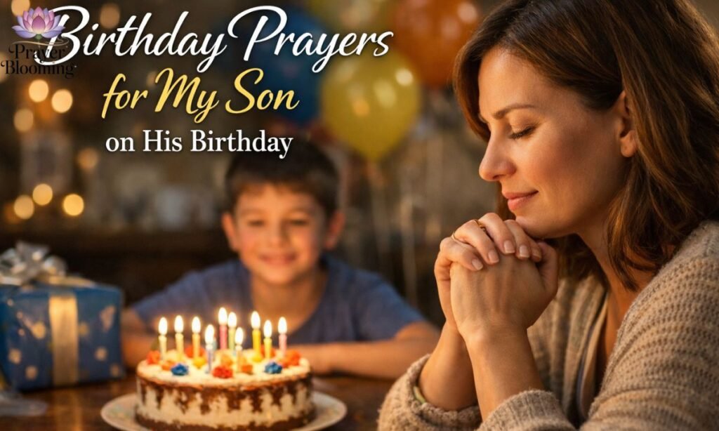 birthday prayers for my son on his birthday