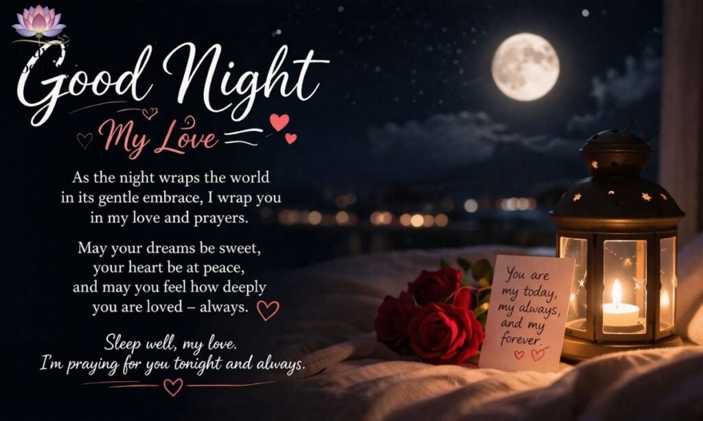 romantic good night prayer for my love