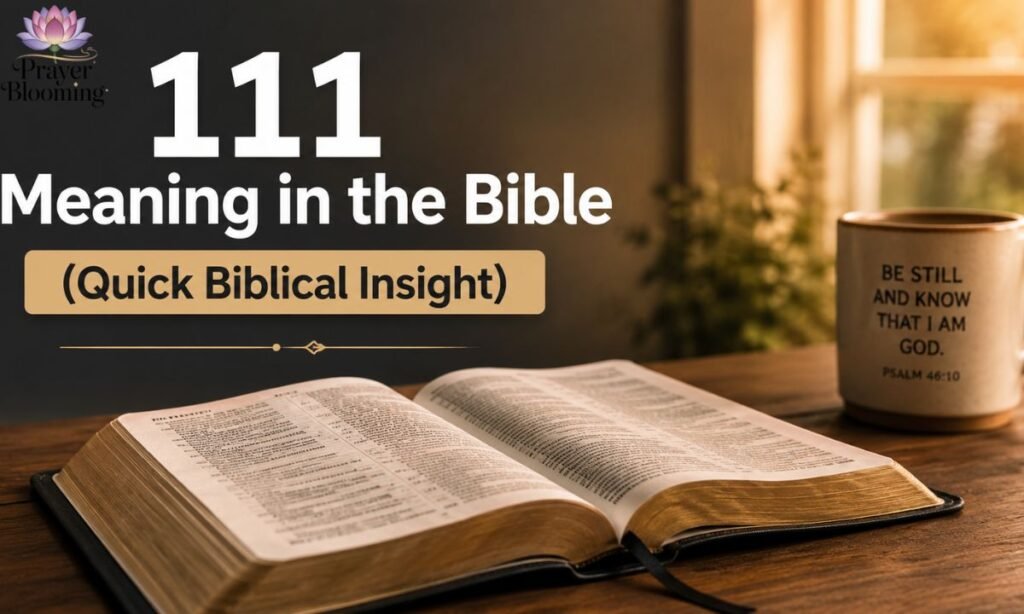 111 Meaning in the Bible (Quick Biblical Insight)