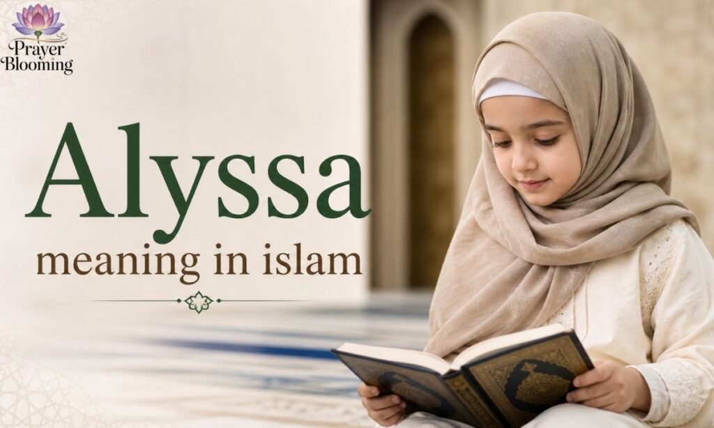 Alyssa meaning in islam