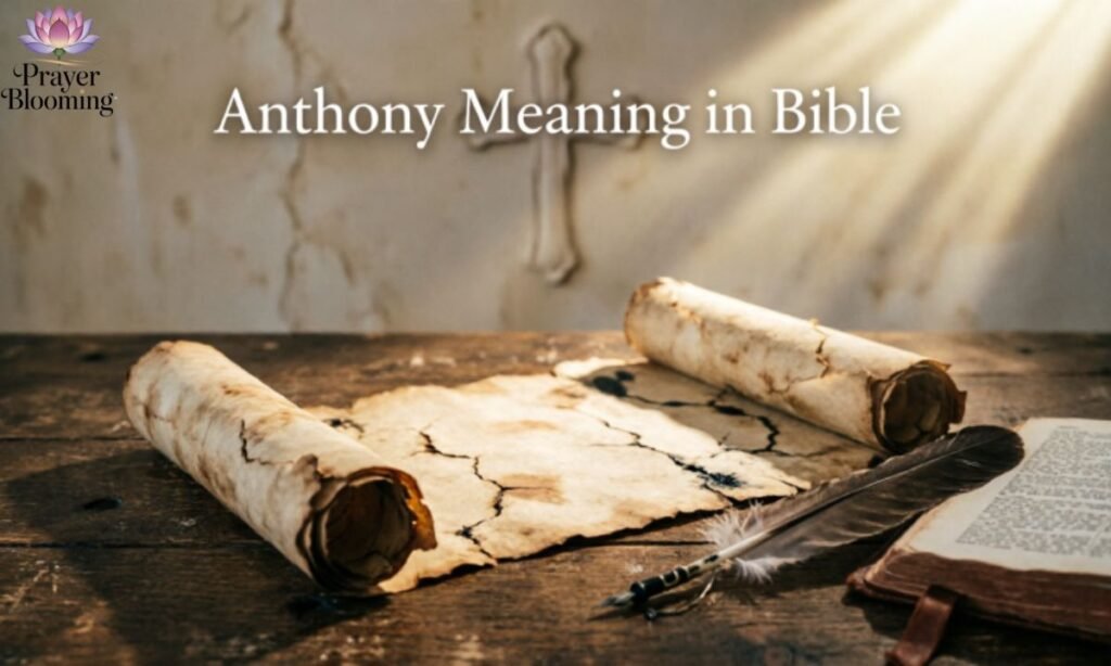Anthony meaning in Bible
