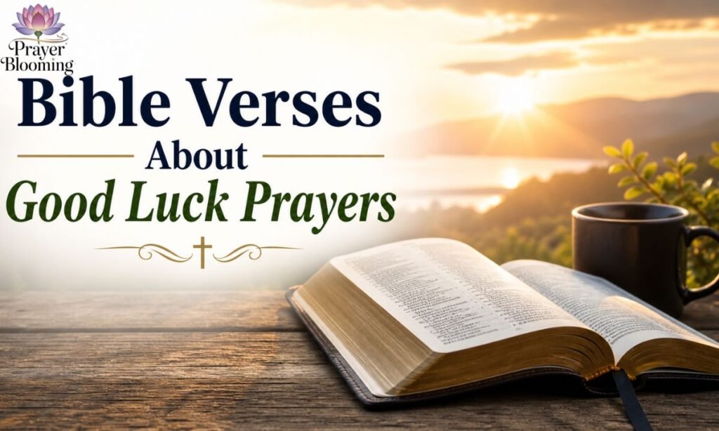 Bible Verses About Good Luck Prayers