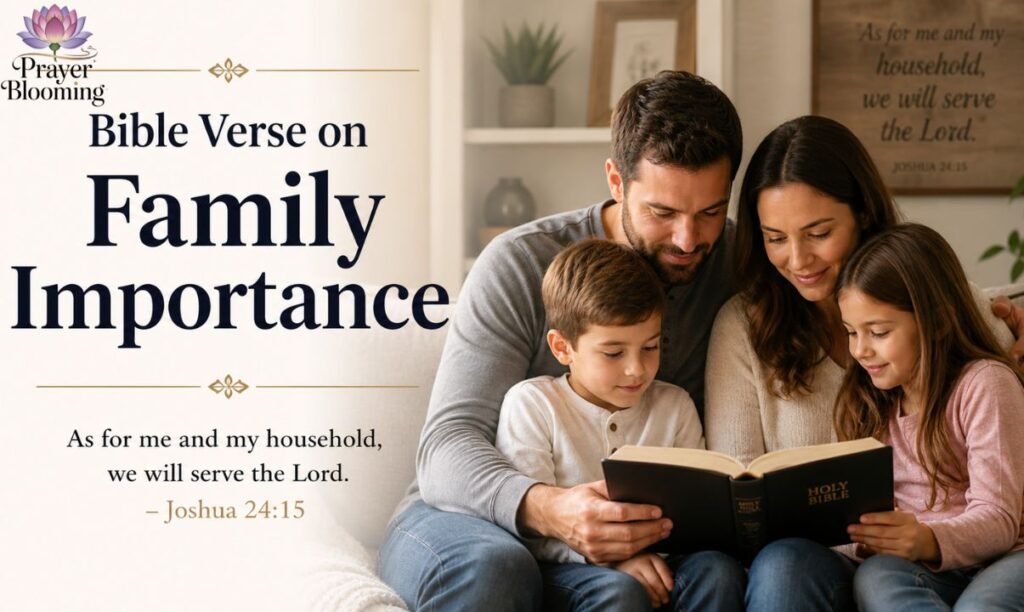 Bible verse on family importance