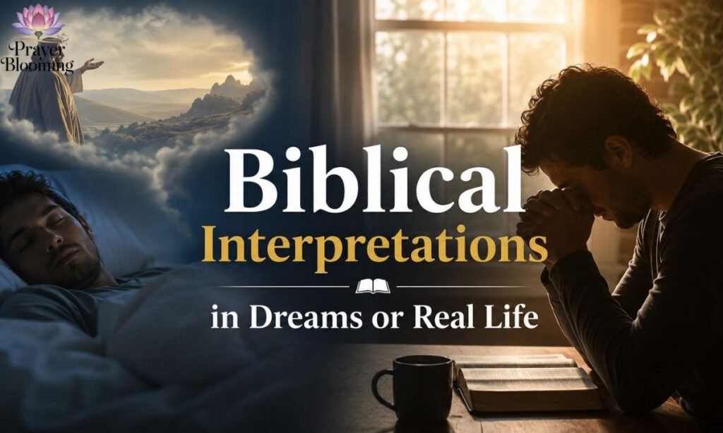 Biblical Interpretations in Dreams or Real Life (1)
