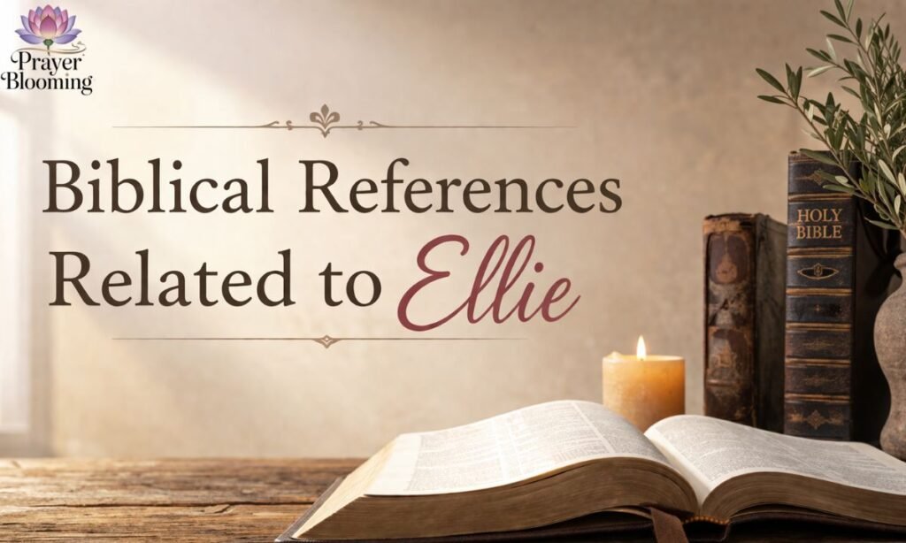 Biblical References Related to Ellie
