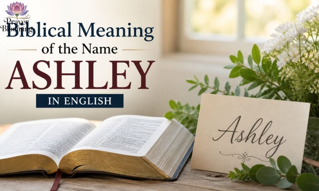 Biblical meaning of the name ashley in english