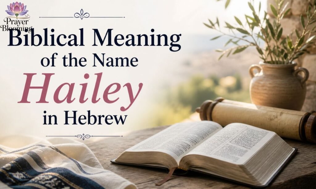 Biblical meaning of the name hailey in hebrew