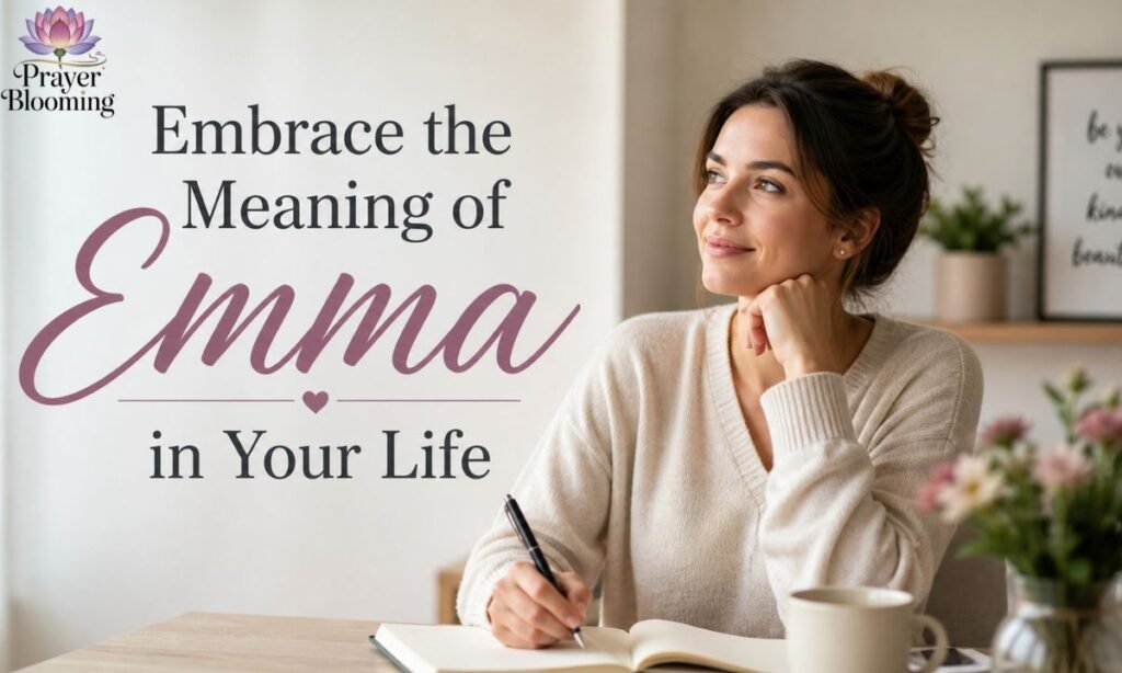 Embrace the Meaning of Emma in Your Life