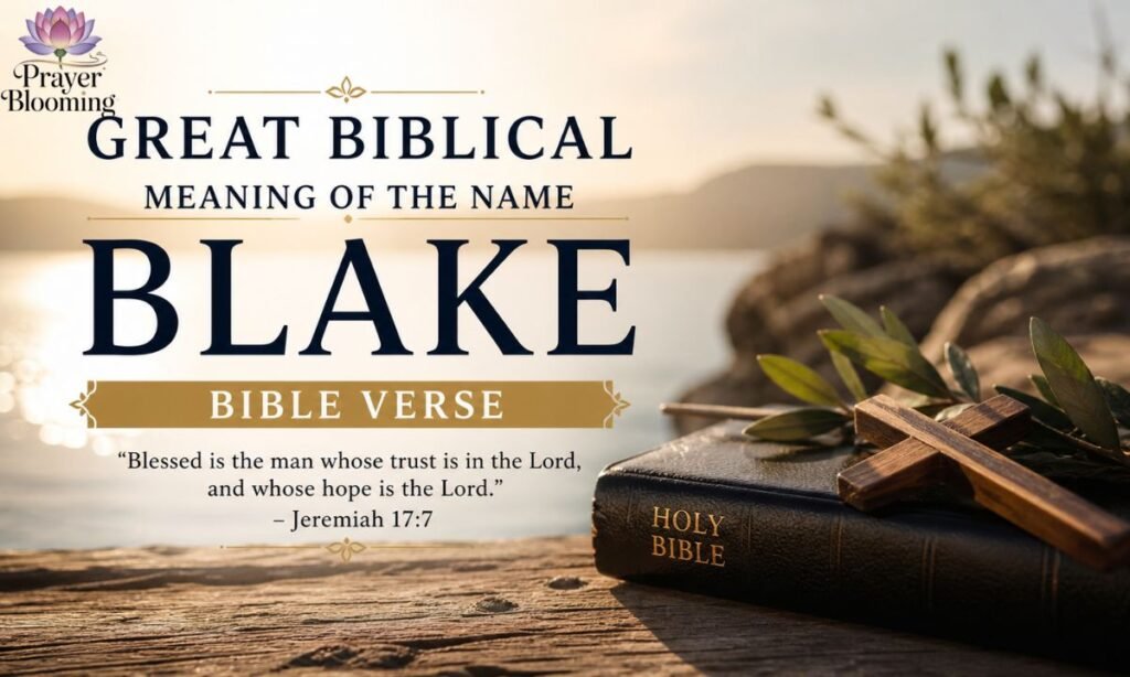 Great biblical meaning of the name blake bible verse