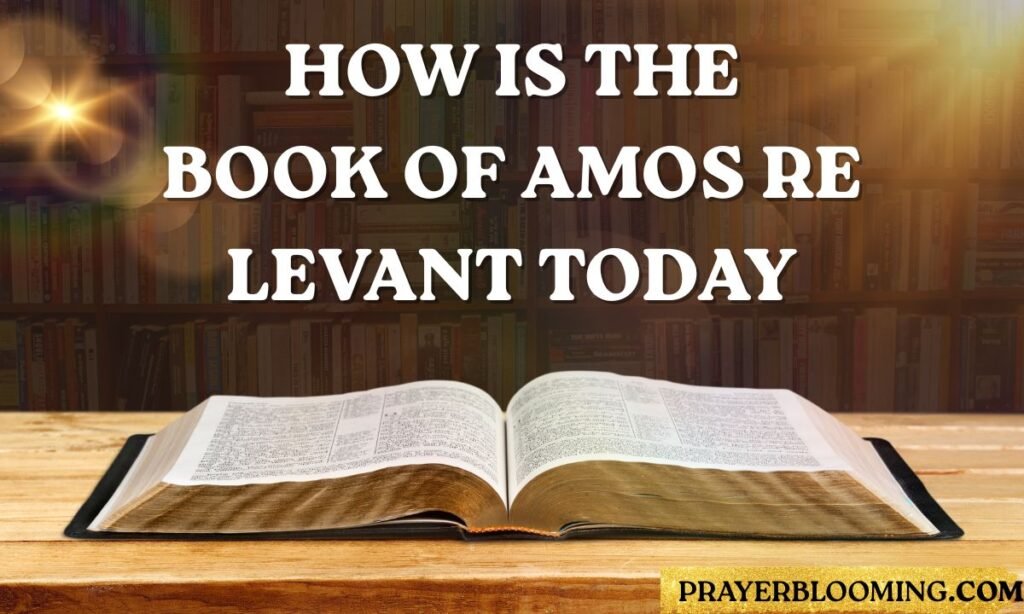 How is the book of Amos relevant today