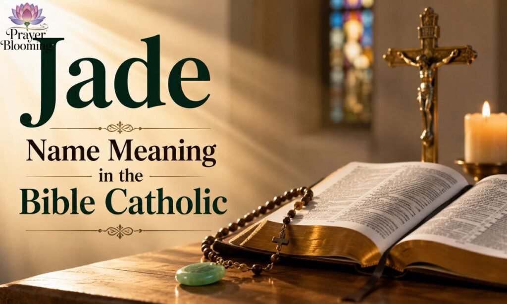 Jade name meaning in the bible catholic