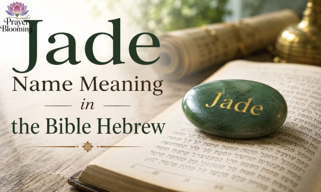 Jade name meaning in the bible hebrew
