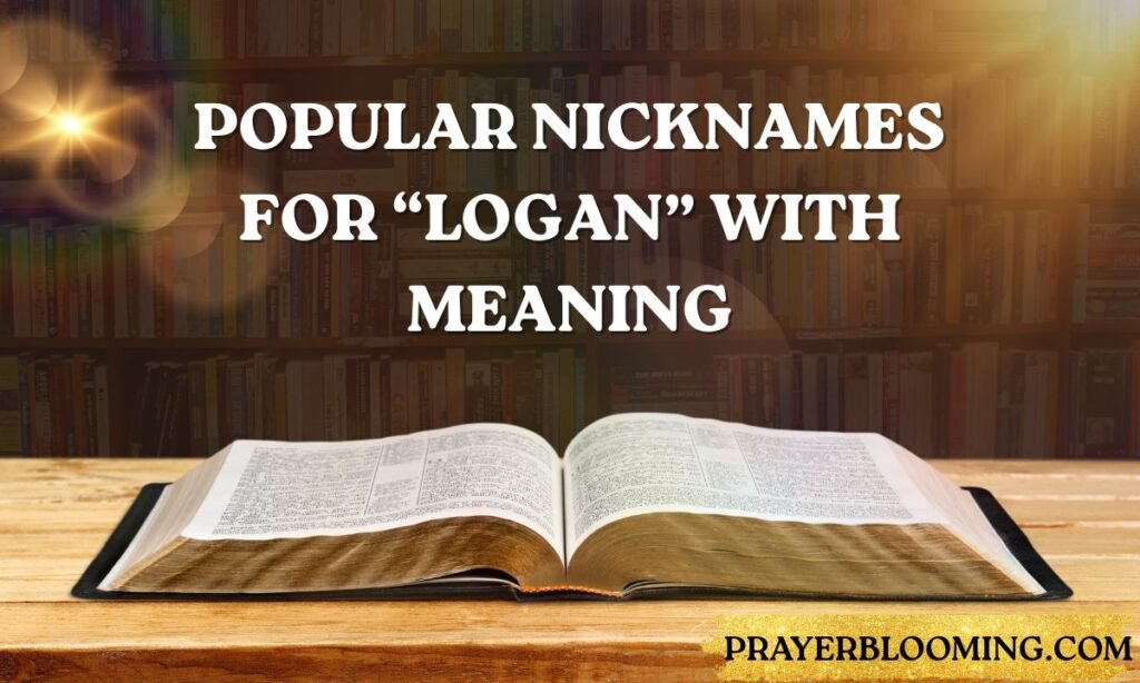 Popular Nicknames for “Logan” with Meaning