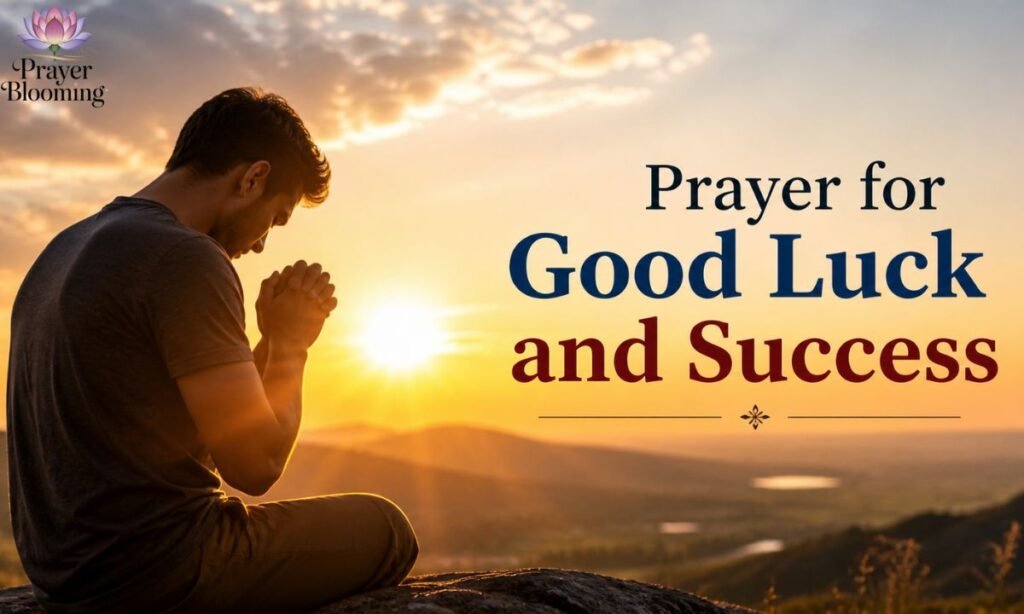 Prayer for good luck and success