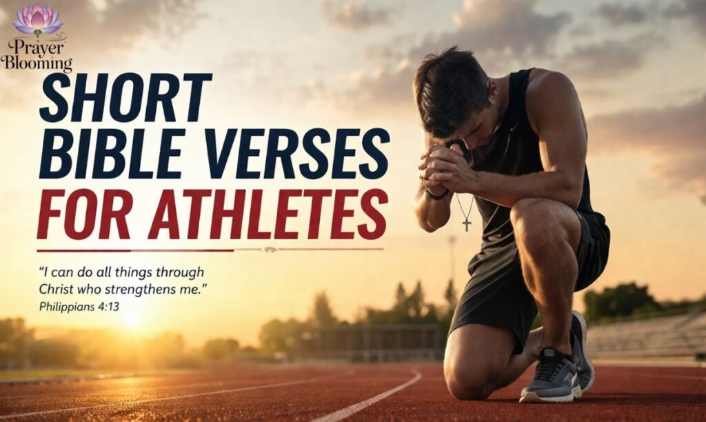 Short Bible verses for athletes