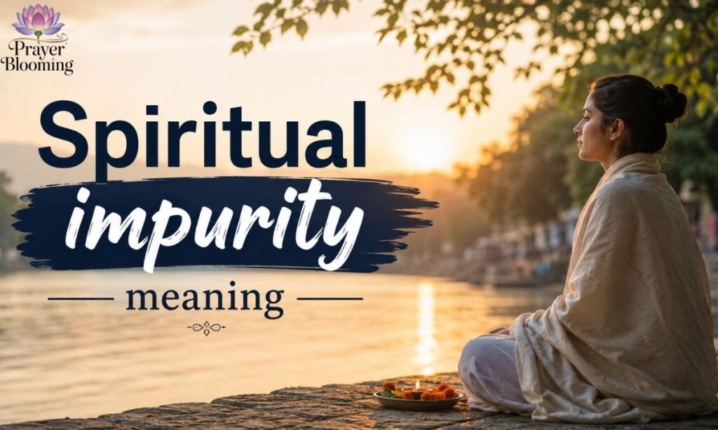 Spiritual impurity meaning